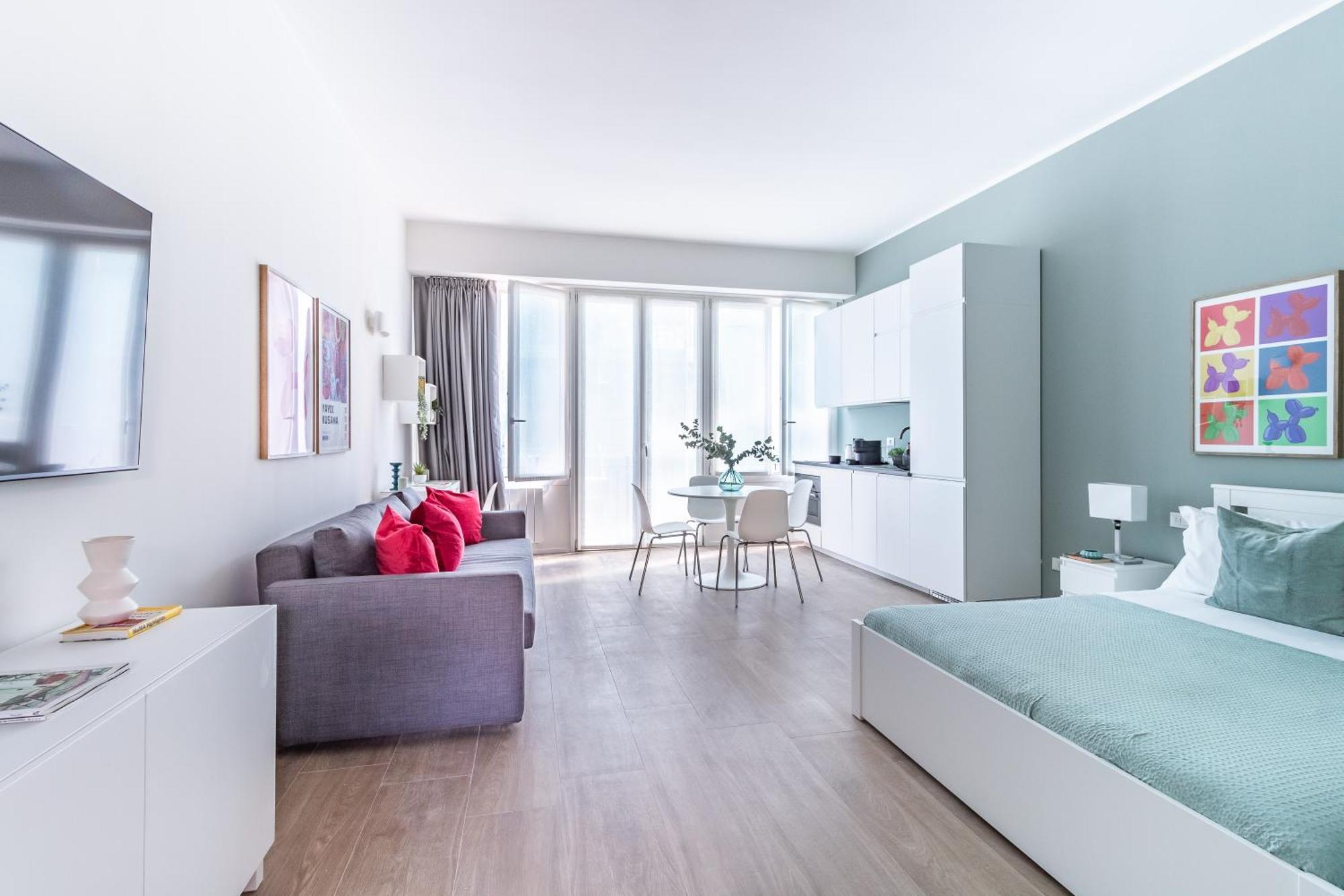 Ampi Monolocali In Via Pirandello - Washington Apartment Milan Bagian luar foto