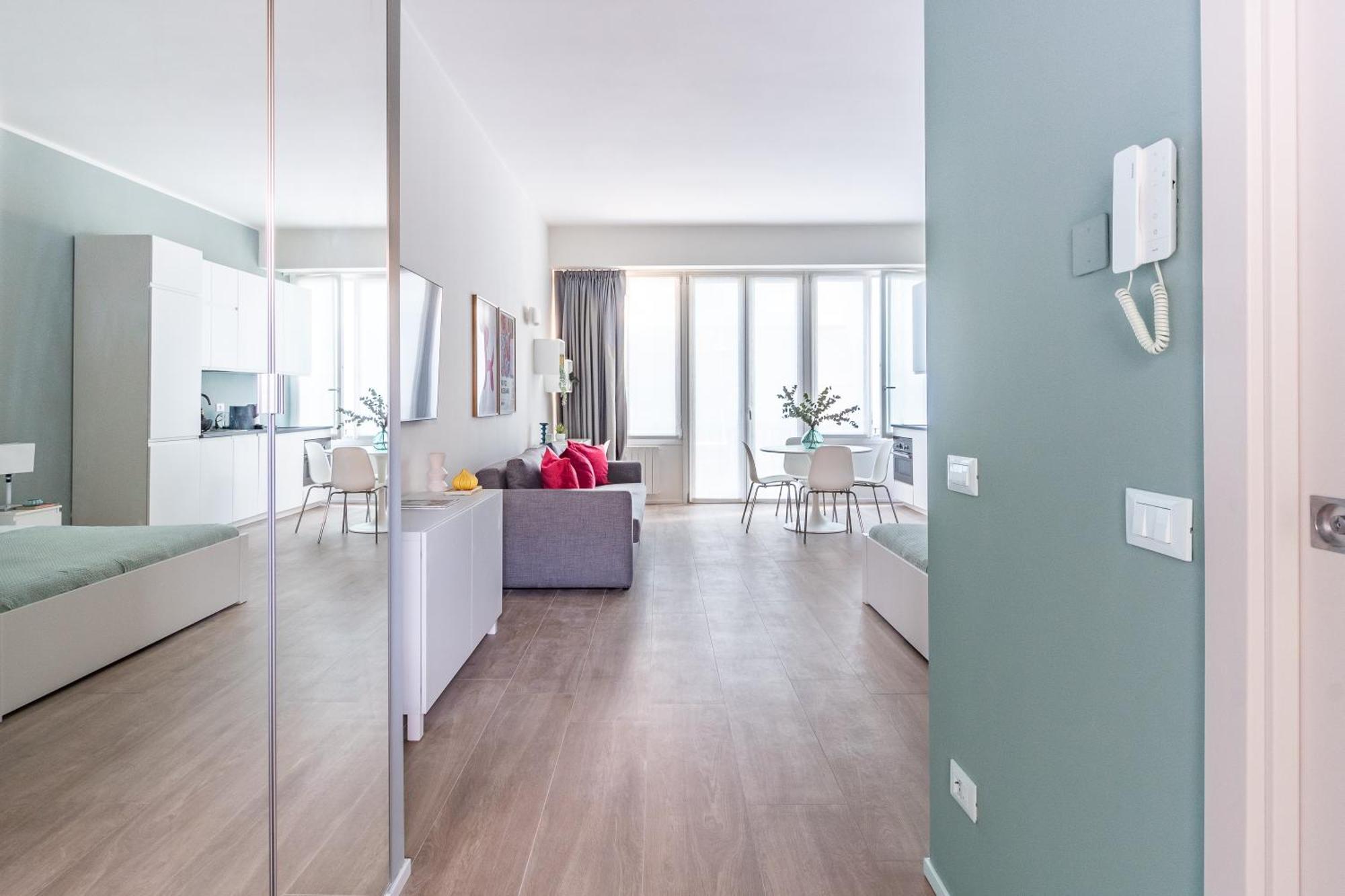 Ampi Monolocali In Via Pirandello - Washington Apartment Milan Bagian luar foto